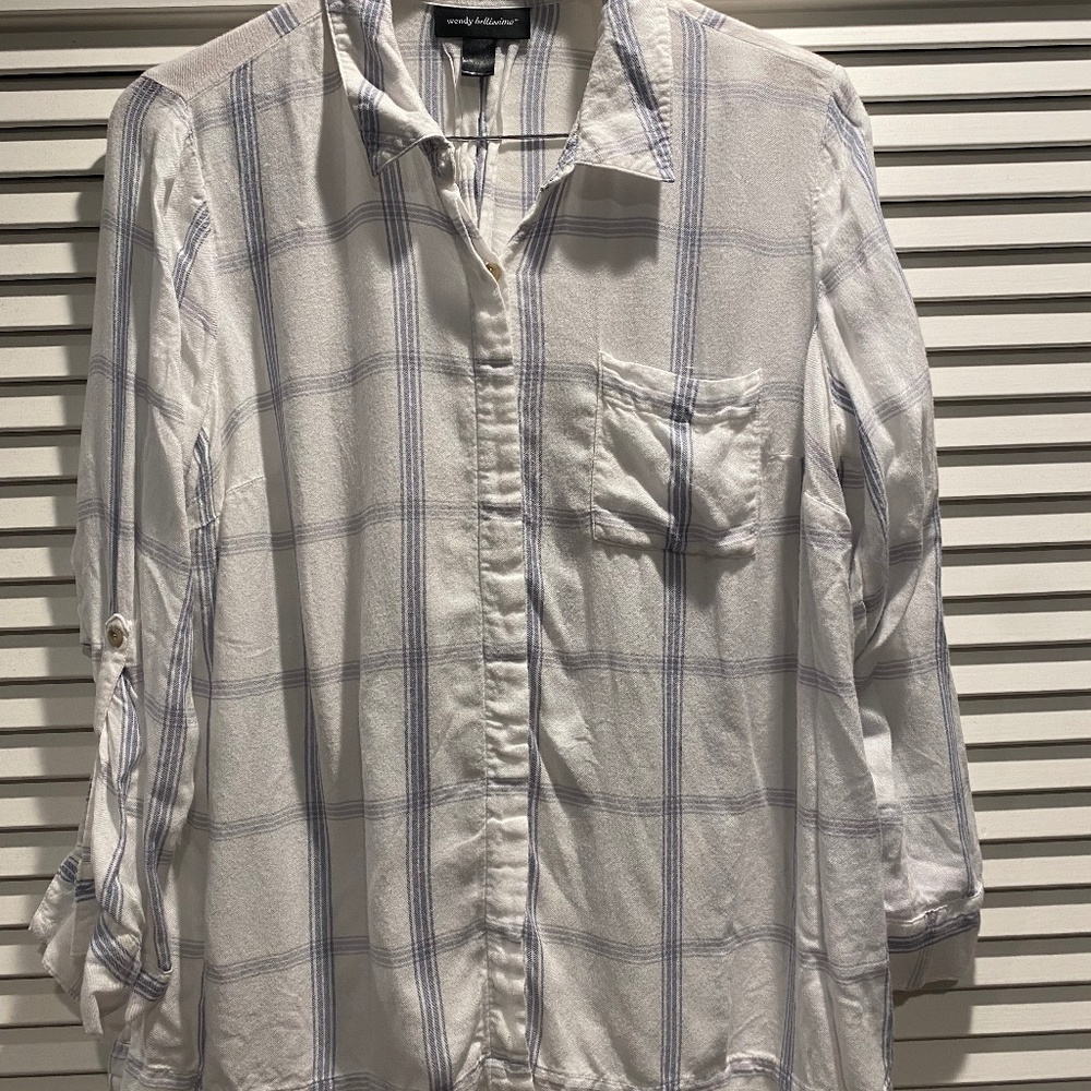 Maternity oversized Flannel shirt
